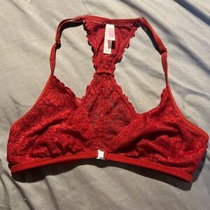 Red PINK bralette